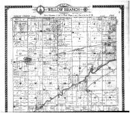 Willow Branch Township, La Place, Galesville - Above, Piatt County 1910